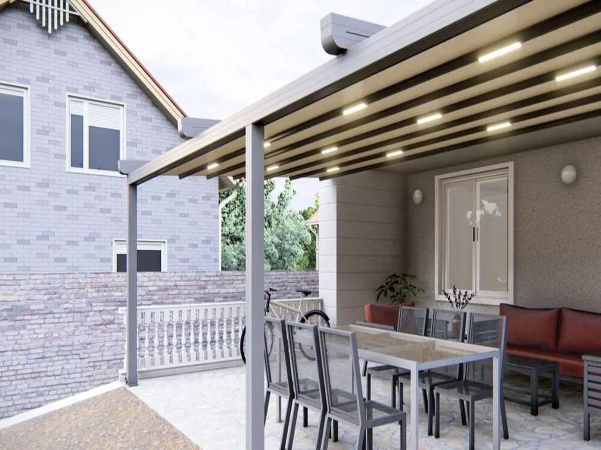 Aydınlatmalı Pergola Uygulaması